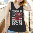 Trap Shooting Mom Gun Rights American Flag Mothers Day Women Tank Top