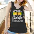 Vietnam Veteran Daughter American Flag Military Us Patriot Women Tank Top