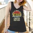 Vintage 1972 Limited Edition 50 Years Legendary Birthday Women Tank Top