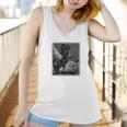 Black Horse Rearing Stallion Women Tank Top