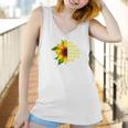 Womens I Am Blunt Because God Rolled Me That Way Sunflower Women Tank Top