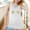 Boo Bees Funny Bug Breasts Innuendo Boobies Graphic Women Tank Top