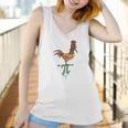 Chicken Pot Pi Marijuana Cannabis Pie Funny Math Pun Women Tank Top