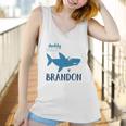 Daddy Shark Brandon Best Christmas Gifts For Dad Women Tank Top