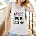 Funny Lolli Pop Lollipop Grandparents Couples Women Tank Top