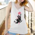 Kawaii Black Cat Pastel Goth Lovers Emo Cat Men Women T-Shirt Graphic Print Casual Unisex Tee Women Tank Top