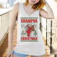 Krampus Christmas Ugly Pattern Gift Women Tank Top