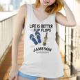 Life Is Better In Flip Flops With Jameson Irish Whiskey Women Tank Top