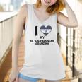 Really Awesome I Heart My El Salvadorian Grandma El Salvador Flag Baby Women Tank Top