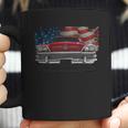 1958 Buick Front Red Us Flag Coffee Mug