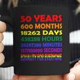 19692019 50Th Pride Anniversary 50 Years 600 Months Rainbow Coffee Mug