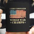 2 Time Undefeated World War Champs Coffee Mug