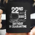 22Nd Birthday In Quarantine Toilet Paper Party Coffee Mug