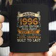 25Th Birthday Gift 25 Years Old Retro Vintage March 1996 Ver2 Coffee Mug