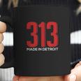 313 Made In Detroit Downtown Motown Motor City Coffee Mug