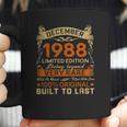 33Rd Birthday Gift 33 Years Old Retro Vintage December 1988 Ver2 Coffee Mug