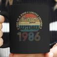 35 Years Old 35Th Birthday Men Awesome Since September 1986 Ver2 Coffee Mug