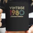 40Th Birthday Gift 1980 Vintage Limited Edition 40 Years Old Coffee Mug