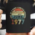 44 Years Old Birthday Awesome Since June 1977 44Th Birthday Coffee Mug