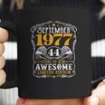 44 Years Old September 1977 Retro Awesome 44Th Birthday Coffee Mug