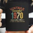 50 Years Old Gifts 50Th Birthday Gift Vintage December 1970 Coffee Mug