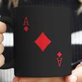 Ace Diamonds Poker Texas Hold Em Deck Cards Playing Costume Coffee Mug