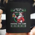 Aint No Laws When You Sre Drinking With Claus Funny Christmas Coffee Mug