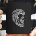 Alternative Clothes Aesthetic Goth Women Stay Weird Skull Gothic Goth Punk Coffee Mug