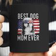 American Flag Best Dog Mom Ever Coffee Mug