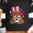 American Poop Emoji Funny 4Th Of July Independence Day Gift Coffee Mug