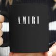 Amiri Mens Black Logo Print Coffee Mug