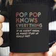 Ateesdas Pop Pop Know Everything Vintage Pop Pop Coffee Mug