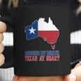 Aussie By Birth Texan At Heart Coffee Mug