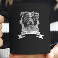 Australian Shepherd Talk Herdy To Me Coffee Mug