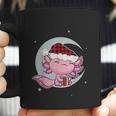 Axolotl Christmas Manga Kawaii Salamander Cute Santa Moon Coffee Mug