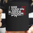 Beer Guns Jeeps & FreedomCoffee Mug