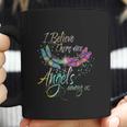 I Believe There Is Angel Among Us Dragonfly Colorful Coffee Mug