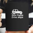 Mens The Best Papas Drive Jeeps Funny True Men Women T-Shirt Graphic Print Casual Unisex Tee Coffee Mug