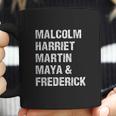 Black History Month Malcolm Harriet Martin Maya & Frederick Coffee Mug