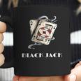 BlackjackShirt Jack Of Spades Ace Of Spades - Lucky Tee Coffee Mug