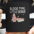 Blood Type Little Debbie Christmas Cake Funny Gift Coffee Mug