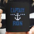 Boat Captain Ron Custom Family Cruise Or Boat Lovers Gift Coffee Mug