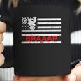 Braaap Vintage Usa American Flag Dirt Bike Coffee Mug