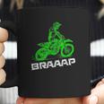 Brap Braap 2Stroke Send It Motocross Dirt Bike Green Et3 Coffee Mug