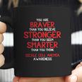 You Are Braver Sickle Cell Anemia Awareness Shirt Coffee Mug