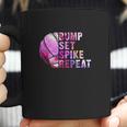 Bump Set Spike Repeat Volleyball Lover Athlete Sports Gift Coffee Mug