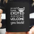 We Cant Mask How Excited We Are To Welcome You Back To School Teacher Student Face Mask Coffee Mug