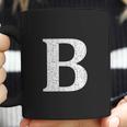 Capital Letter B Shirt Monogram Initial Coffee Mug