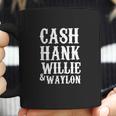 Cash Hank Willie WaylonShirt Coffee Mug