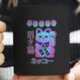 Cat Japanese Welcome Vaporwave Aesthetic Otaku | Maneki Neko Coffee Mug